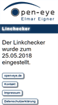 Mobile Screenshot of linkchecker.elmar-eigner.de