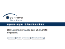 Tablet Screenshot of linkchecker.elmar-eigner.de